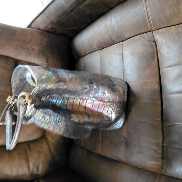 Brahmin Iridescent Croc-Embossed Bag - Picture 6 of 8